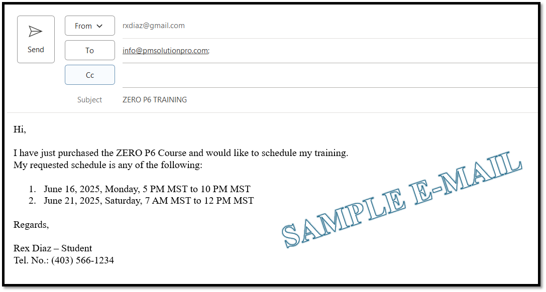 Zero P6 email1